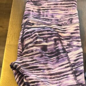 lululemon athletica Abstract Purple Leggings